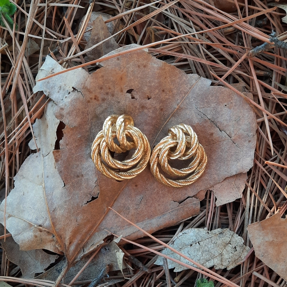 Gold Earrings Rope 💛🔆🔅🌟⭐
